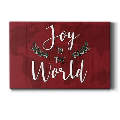 Joy to the World Premium Gallery Wrapped Canvas - Ready to Hang