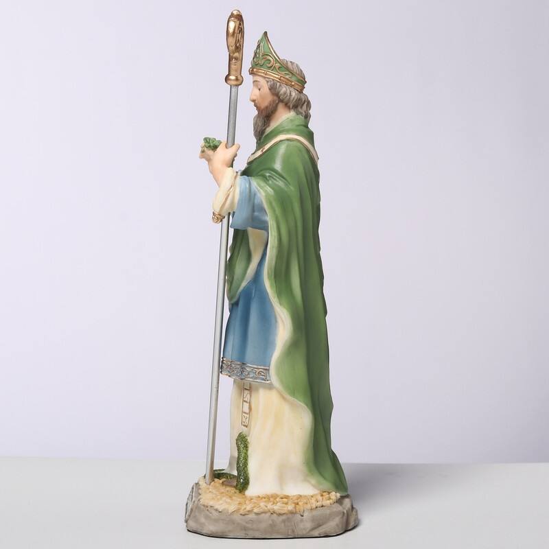 6.3 inches Height Polyresin Saint Patrick Multicolor Finish Figurine