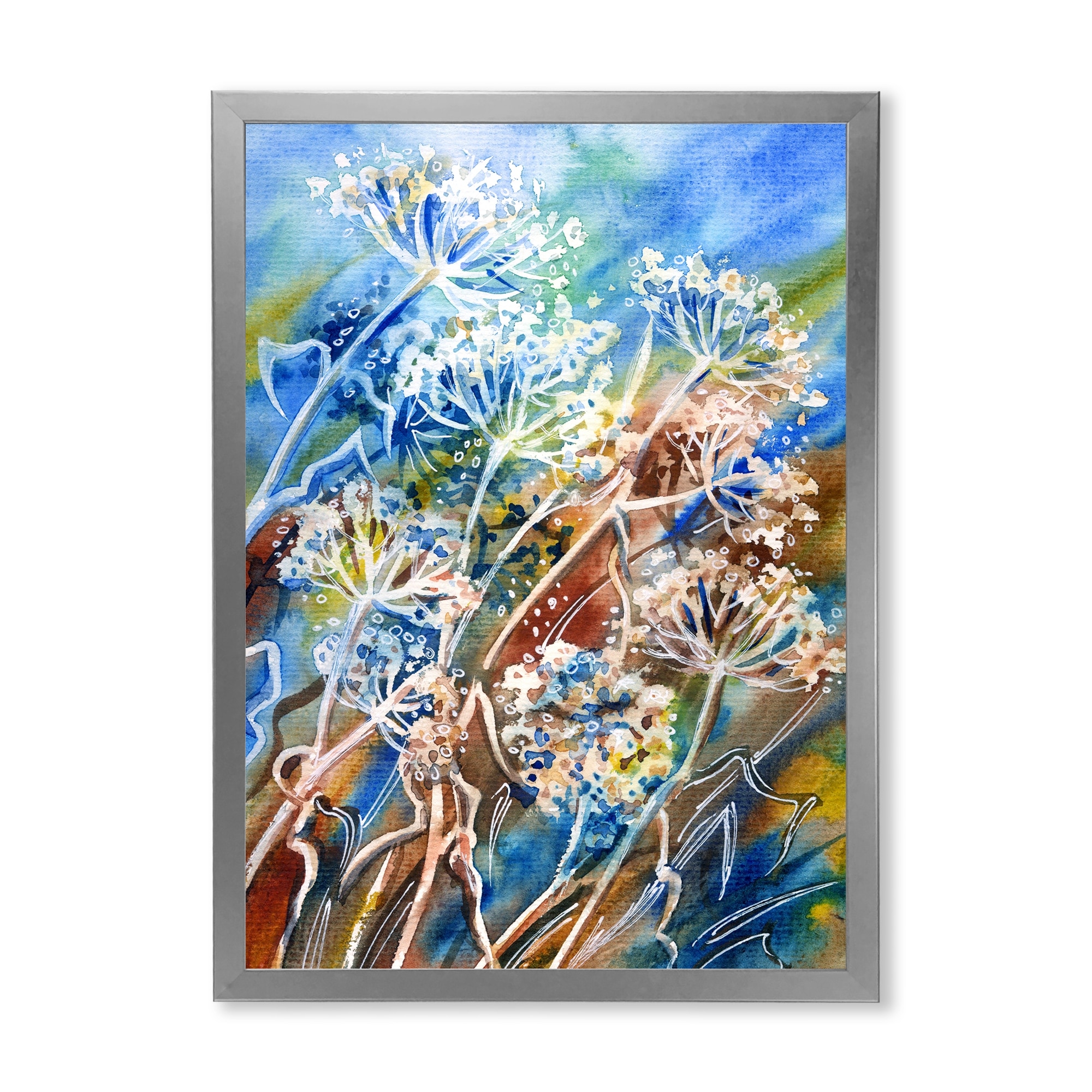 Abstract Umbrella Forest Plants Wall Art by Designart  -image