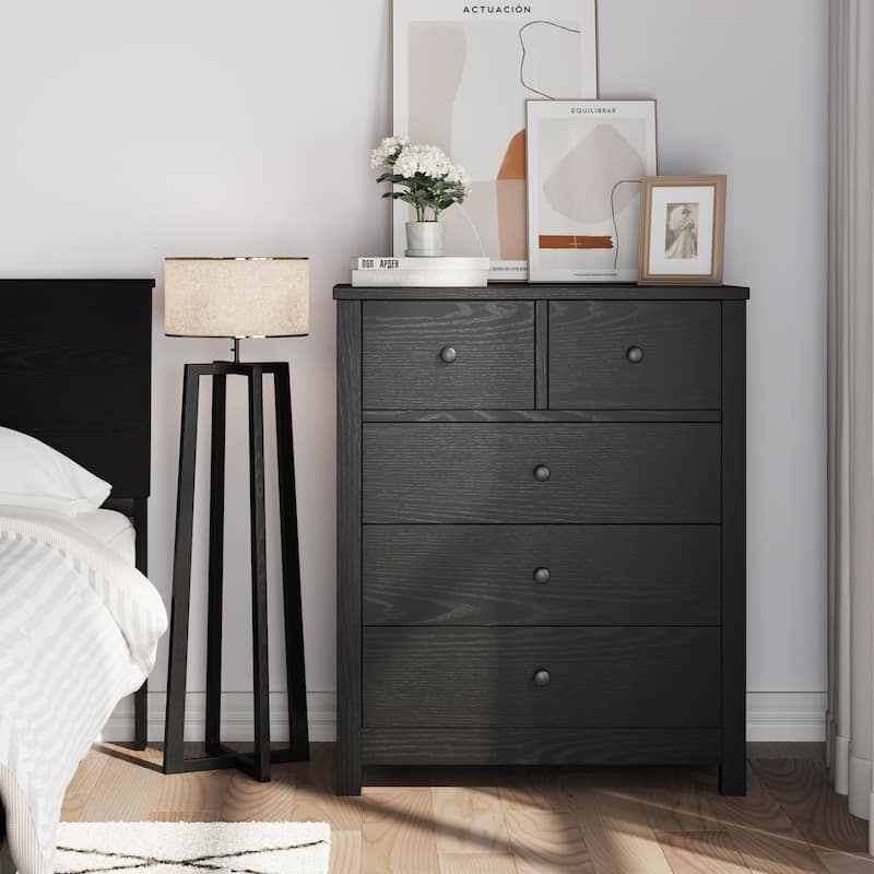 5 Drawer Dresser For Bedroom With Modern Style
