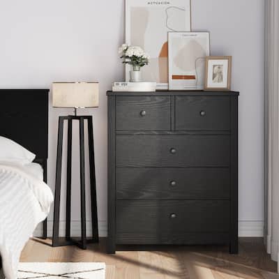 5 Drawer Dresser For Bedroom With Modern Style