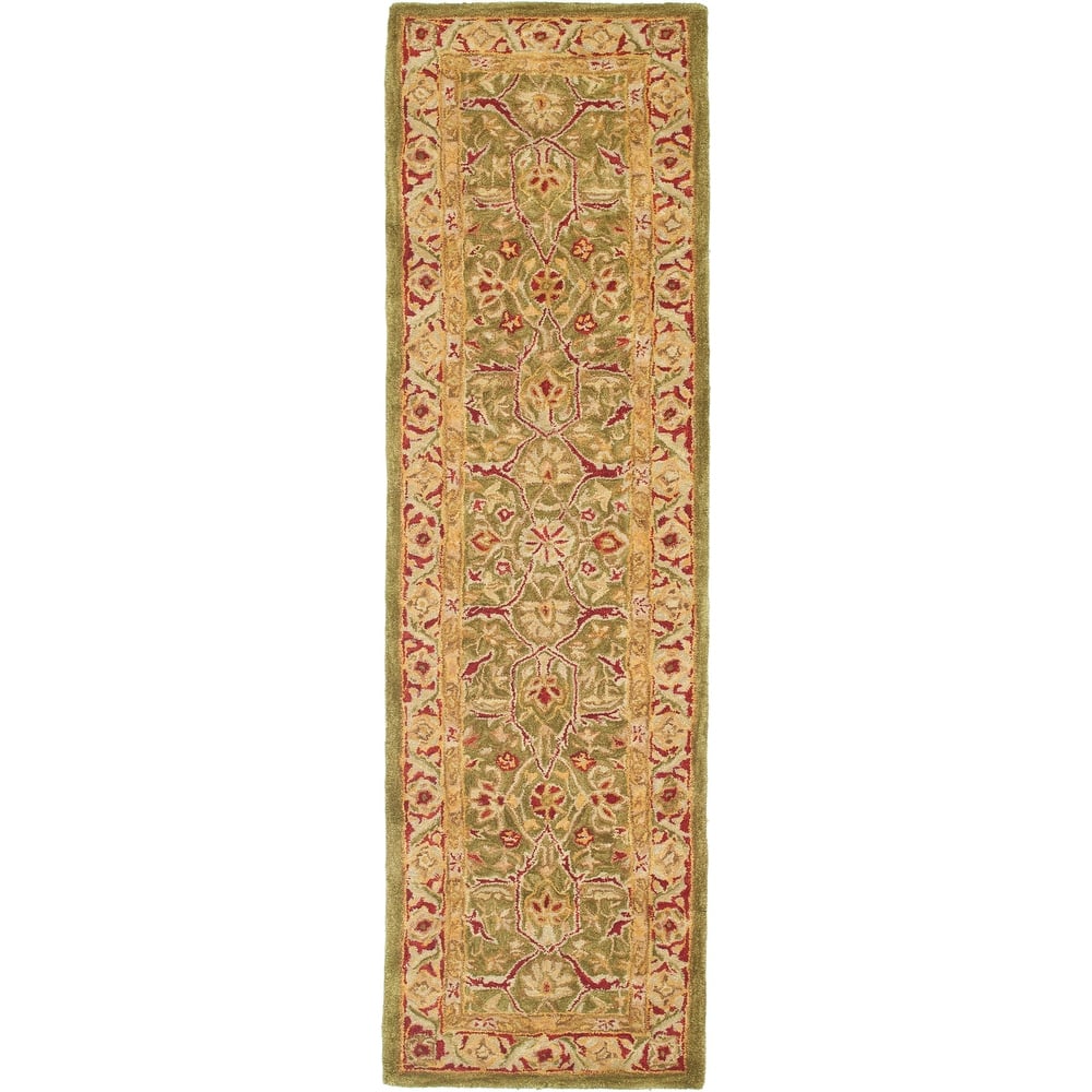 SAFAVIEH Handmade Anatolia Rejeanne Traditional Oriental Hand-spun Wool Rug