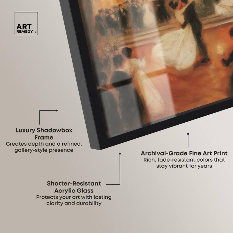 Ballroom Dance Shadowbox by Art Remedy