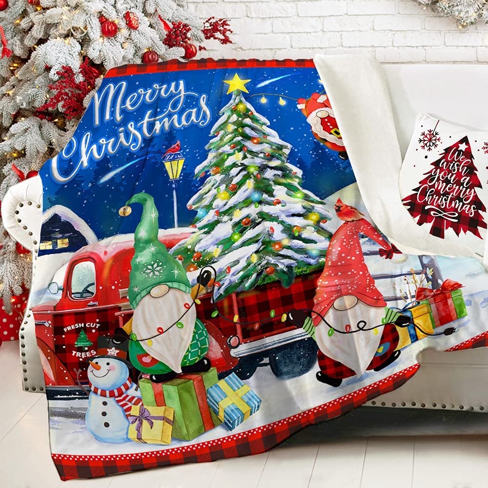 Fuzzy christmas 2025 blankets