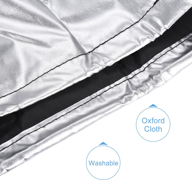 Universal Printer Dust Cover 27.6x17.7x11.8 Inch Oxford Fabric Antistatic Silver