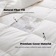 preview thumbnail 5 of 72, Medium Warmth All Season 600 Fill Power White Goose Feather Down Comforter Duvet Insert