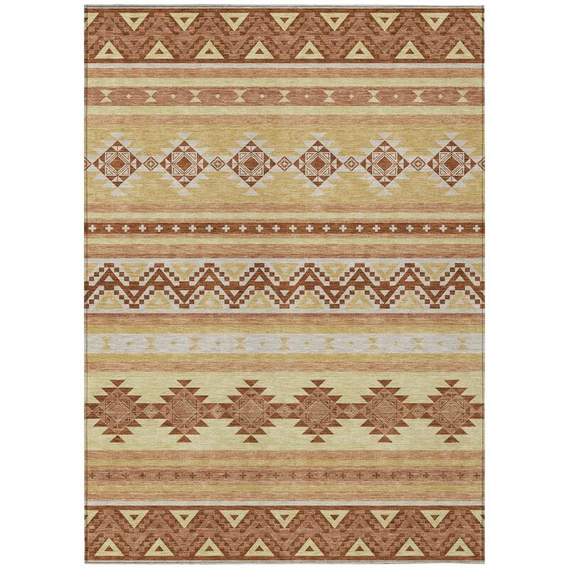 Machine Washable Indoor/ Outdoor Global Heston Chantille Rug