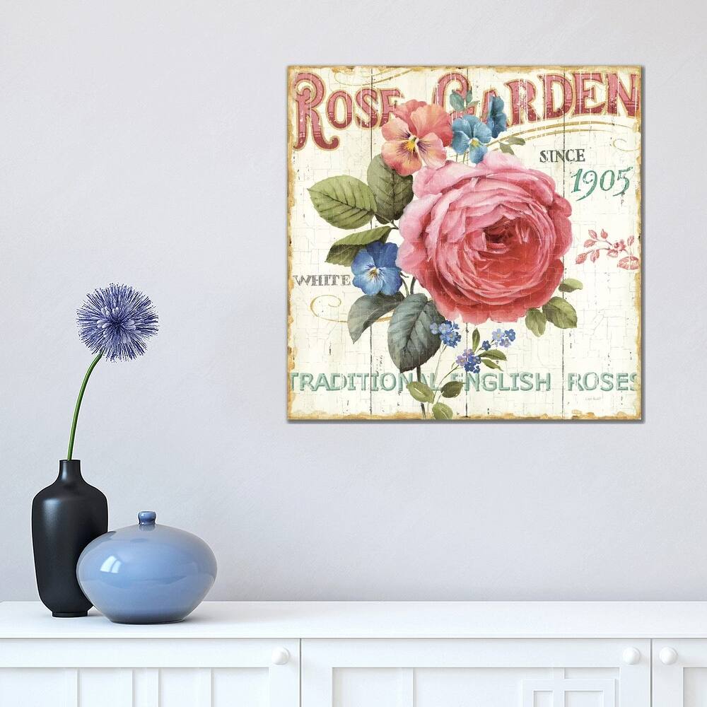 iCanvas "Rose Garden I" by Lisa Audit Canvas Print