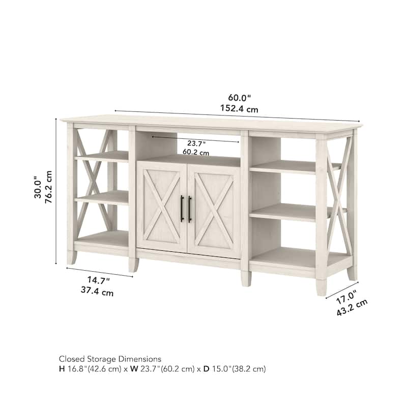 Key West Tall TV Stand with Storage by Bush Furniture