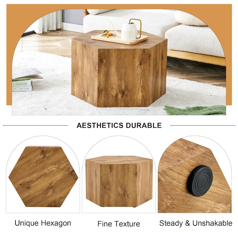 Modern Hexagonal Coffee Table
