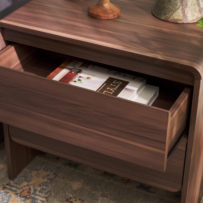 SAFAVIEH Home Arsenio 2 Drawer Nightstand