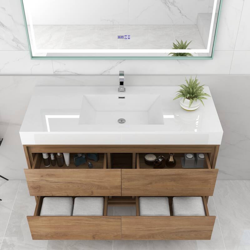 Morava 48" Floating Vanity with Single Sink - 48