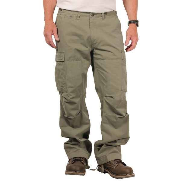 The Field Men's Solid Twill Utility Cargo Pant