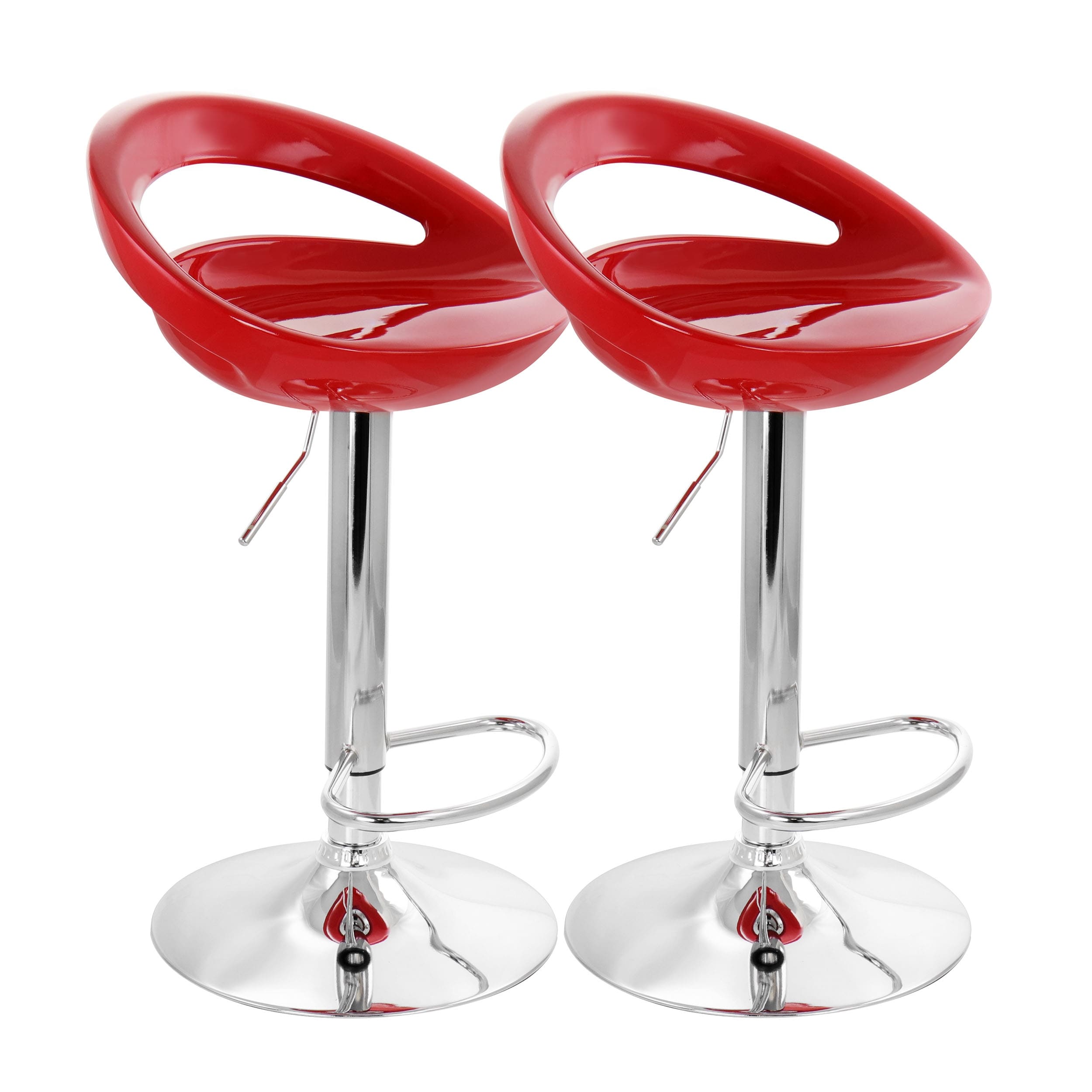 Retro red bar clearance stools