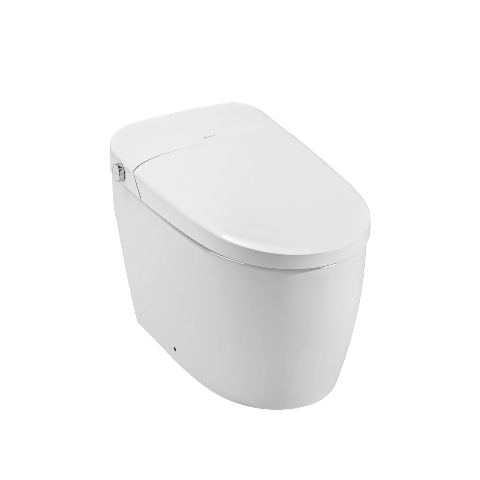 Smart Toilet Bidet Combo, Self-Cleaning Nozzle, Heated Seat, Night Light, Knob Control, Power Outage Flush, Auto Flush, Remote