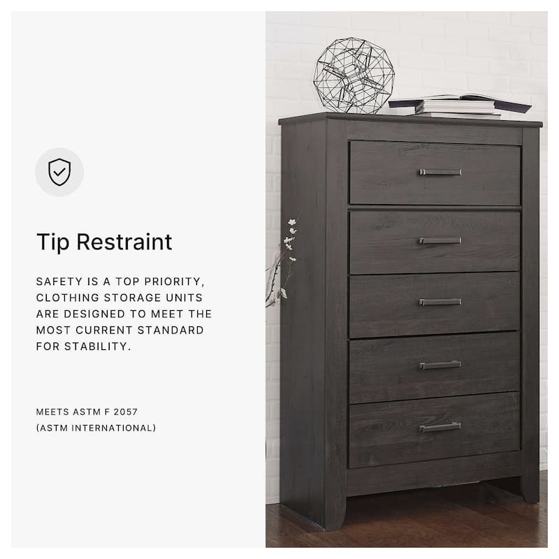 Signature Design by Ashley Brinxton Urban Charcoal Dresser