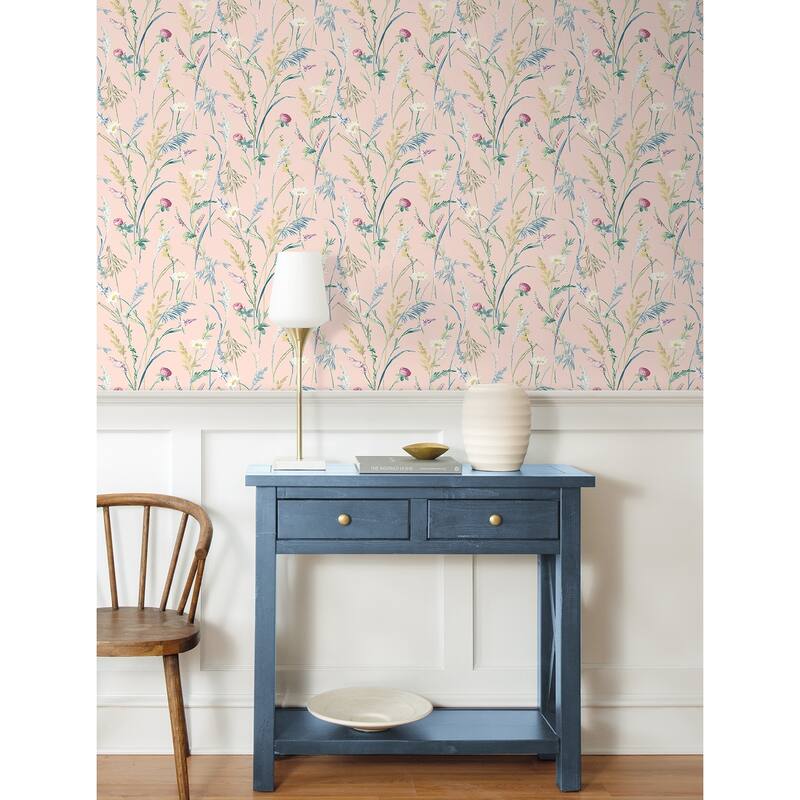 NextWall Meadow Flowers Peel and Stick Wallpaper
