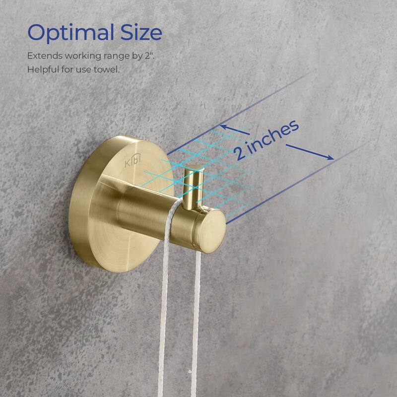 Circular Bathroom Towel & Robe Hook