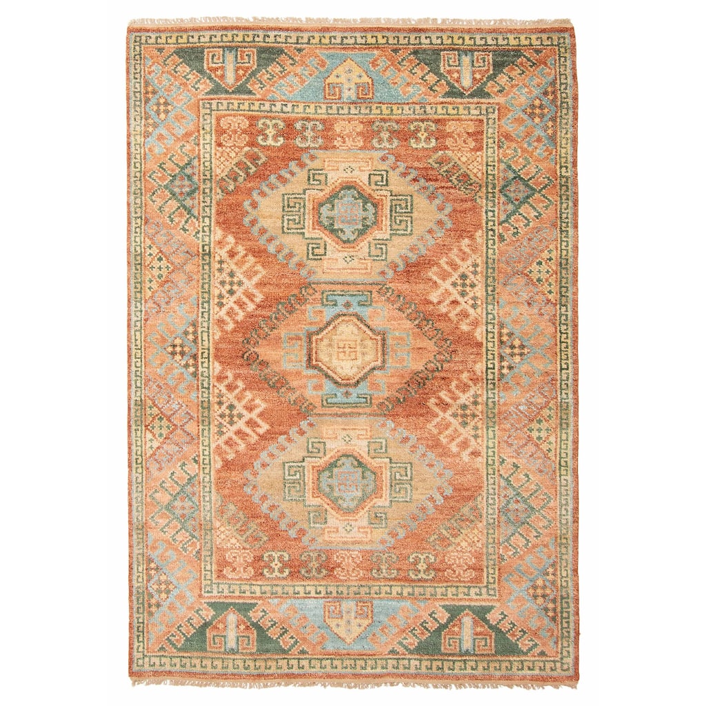 ECARPETGALLERY Hand-knotted Jules Serapi Copper Wool Rug - 5'3 x 7'10