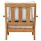SAFAVIEH Couture Freida Wood Patio Arm Chair - 31.4" W x 35.6" L x 32.6" H - 31"W x 36"D x 33"H