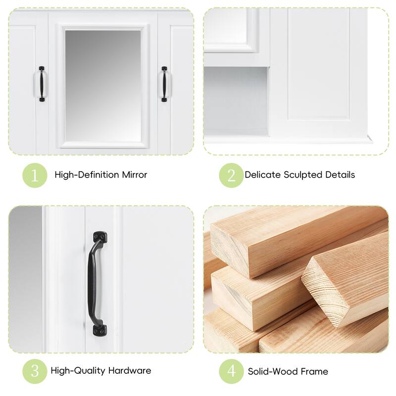 Wall Mounted Bathroom Storage Cabinet