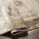 preview thumbnail 4 of 3, Cabote Abstract Border Viscose Blend Area Rug