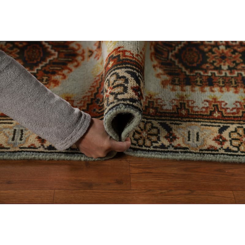 Viss Indian Runner Rug Hand-Knotted Traditional Wool Carpet - 2'6"x 7'11"