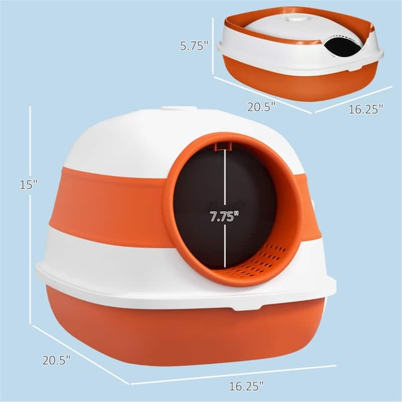 Pet Stairs, Cat Climbing Tower with An Included Air Freshener - 20.5" L x 16.25" W x 15" H