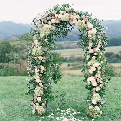 Adjustable Metal Garden Arch Trellis