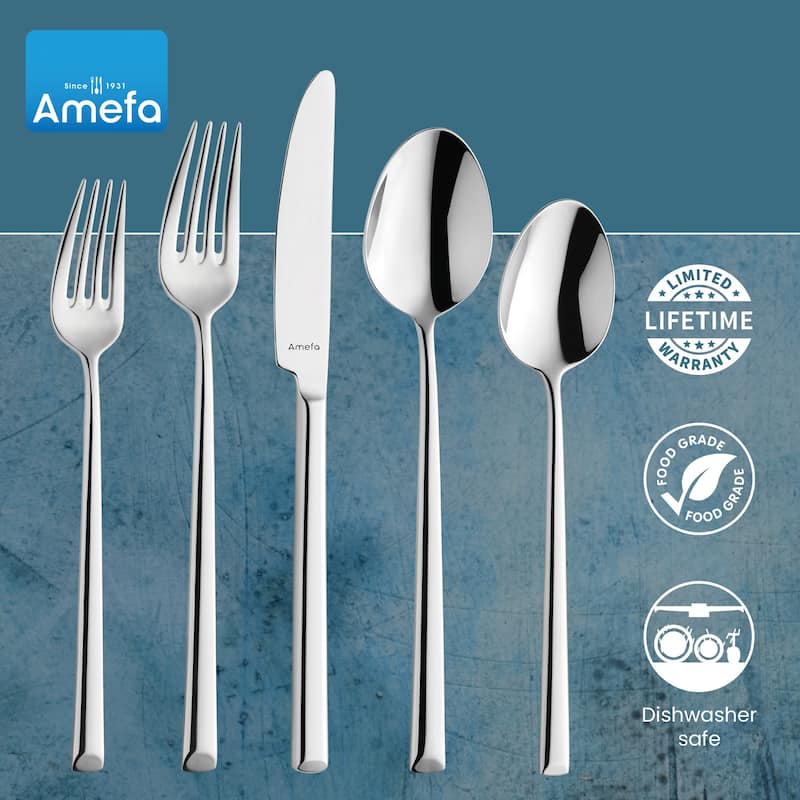 Amefa Metropole 20 Piece 18/10 Stainless Steel Flatware Set