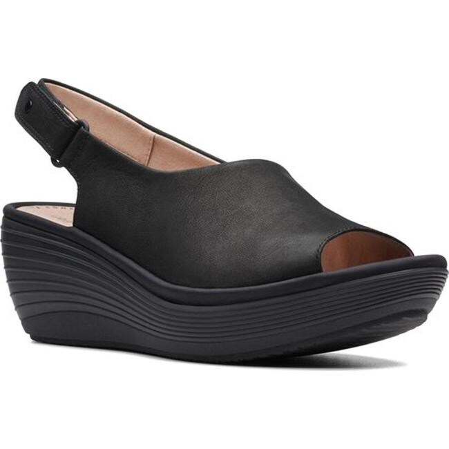 clarks nubuck wedge