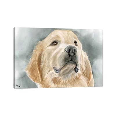 iCanvas "Golden Opportunity - Golden Retriever" by Judith Stein Canvas Print