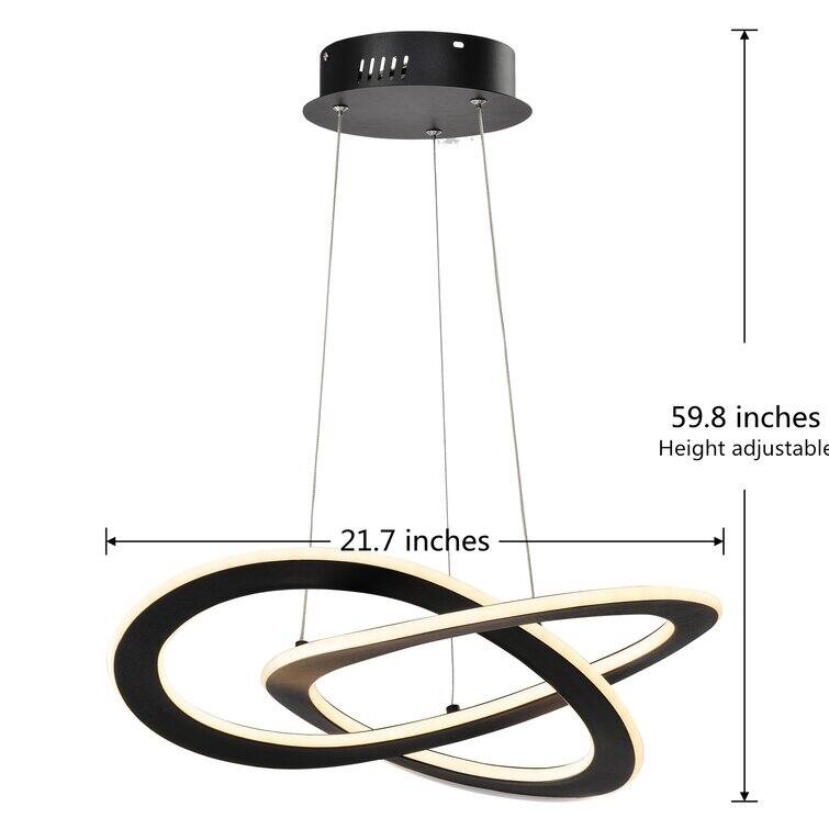 Maxax 1 - Light Unique LED Chandelier