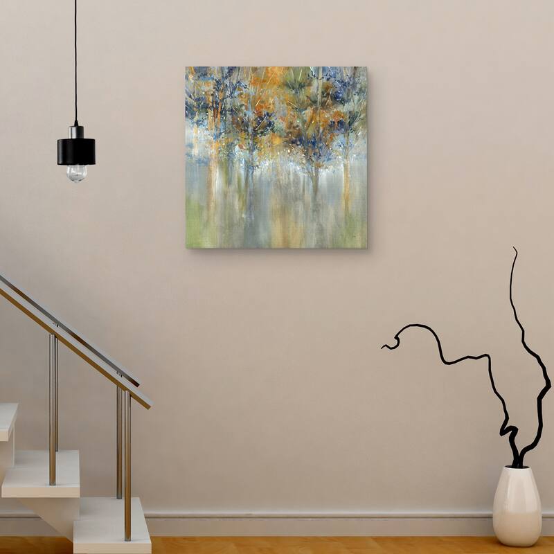 Rustic Leaves by K. Nari Canvas Art Print