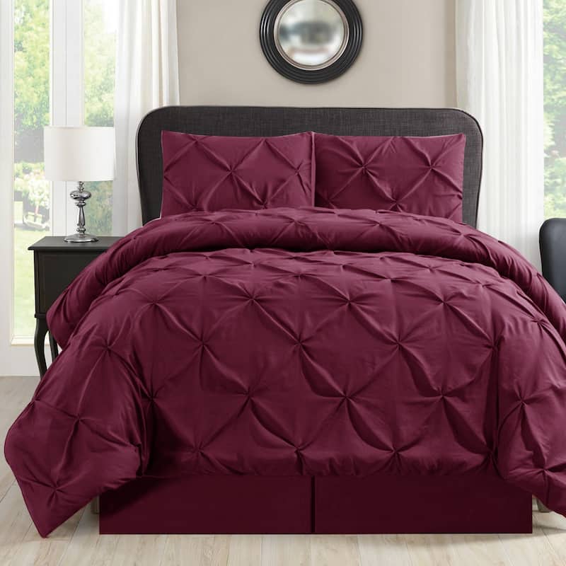 Shatex Kids 2 Piece Solid Color Comforter Set