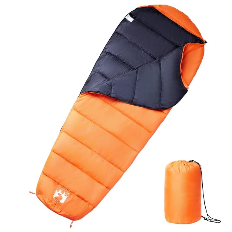 vidaXL Mummy Sleeping Bag for Adults Camping 3 Seasons - 84.6 x 33.5"