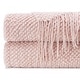 preview thumbnail 32 of 59, Chanasya Textured Knit Acrylic Throw Blanket With Tassels