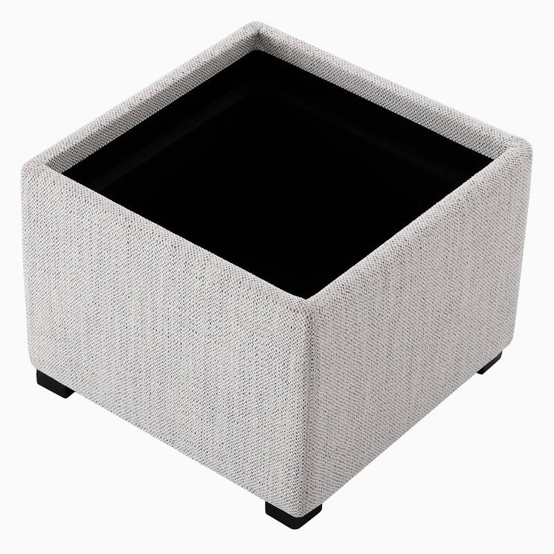 Spruce & Spring Ethan Storage Stool Ottoman