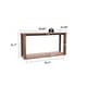 preview thumbnail 13 of 11, GDFStudio - 60-Inch Veneer Modern Wooden Console Table with Distressed Finish and Open Storage