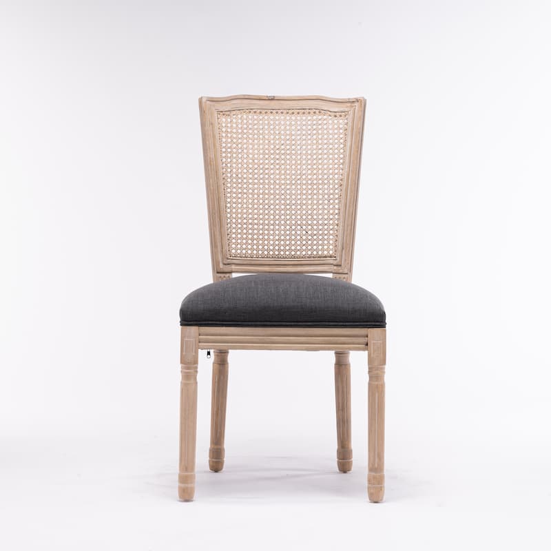 Modern Set of 2 Square Back Dining Chair