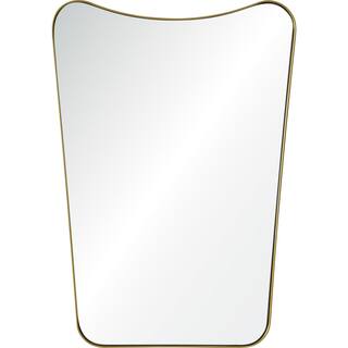 Renwil Tufa 28" Tall Rectangle Wall Mirror, Yellow