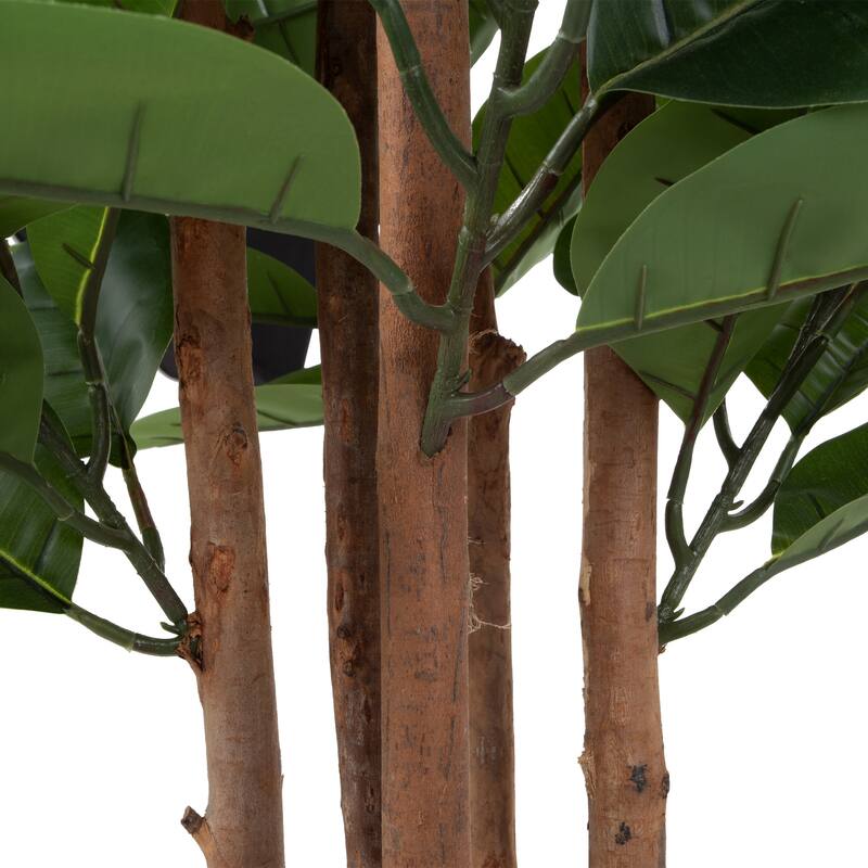 Pure Garden 70-Inch Artificial Rubber Plant