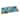Butterfly Garden Turquoise Wicker Loveseat Cushion - 44 X 19 X 5