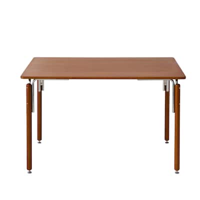 Pasargad Home Kobe Modern Dining Table, Brown - W47.2"xD31.5"xH29.5"
