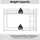 preview thumbnail 3 of 11, Metal Twin over Twin Bunk Bed with Safety Guardrail,Kids Bed Design