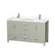Option Light Green, Nickel Trim, White Quartz Top