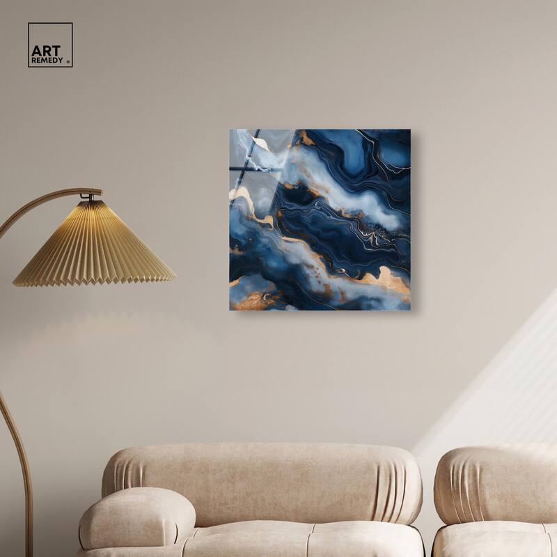 Deep Sea Geode IV Acrylic by Art Remedy, Ready to Hang