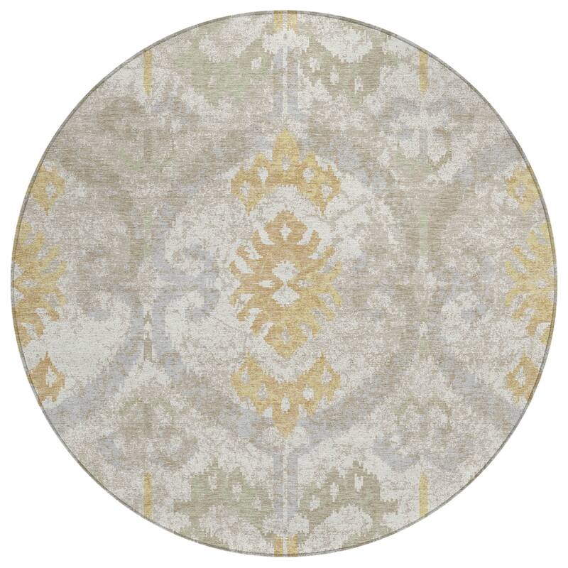 Machine Washable Indoor/ Outdoor Global Empire Chantille Rug