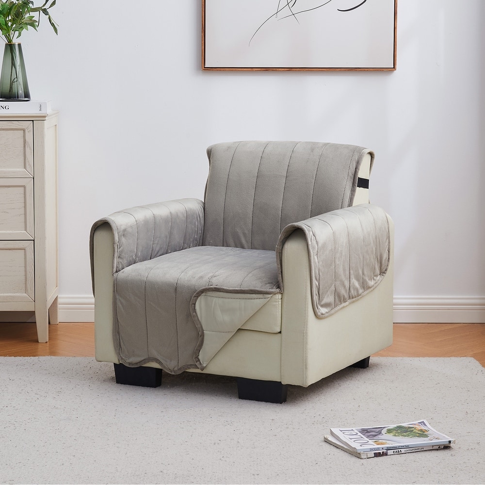 Velvet Chair Cover Pet Furniture Protector.