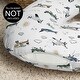 preview thumbnail 3 of 4, Sweet Jojo Designs Green Vintage Airplane Boy Nursing Breastfeeding Pillow Cover Case (Pillow Not Included) Transportation Cloud